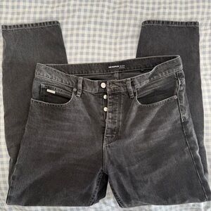 The Kooples Charcoal Straight Jeans